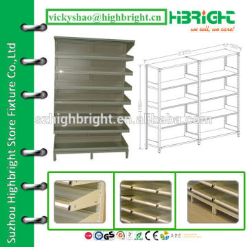 single sided wall shelving pharmacy shelf rack